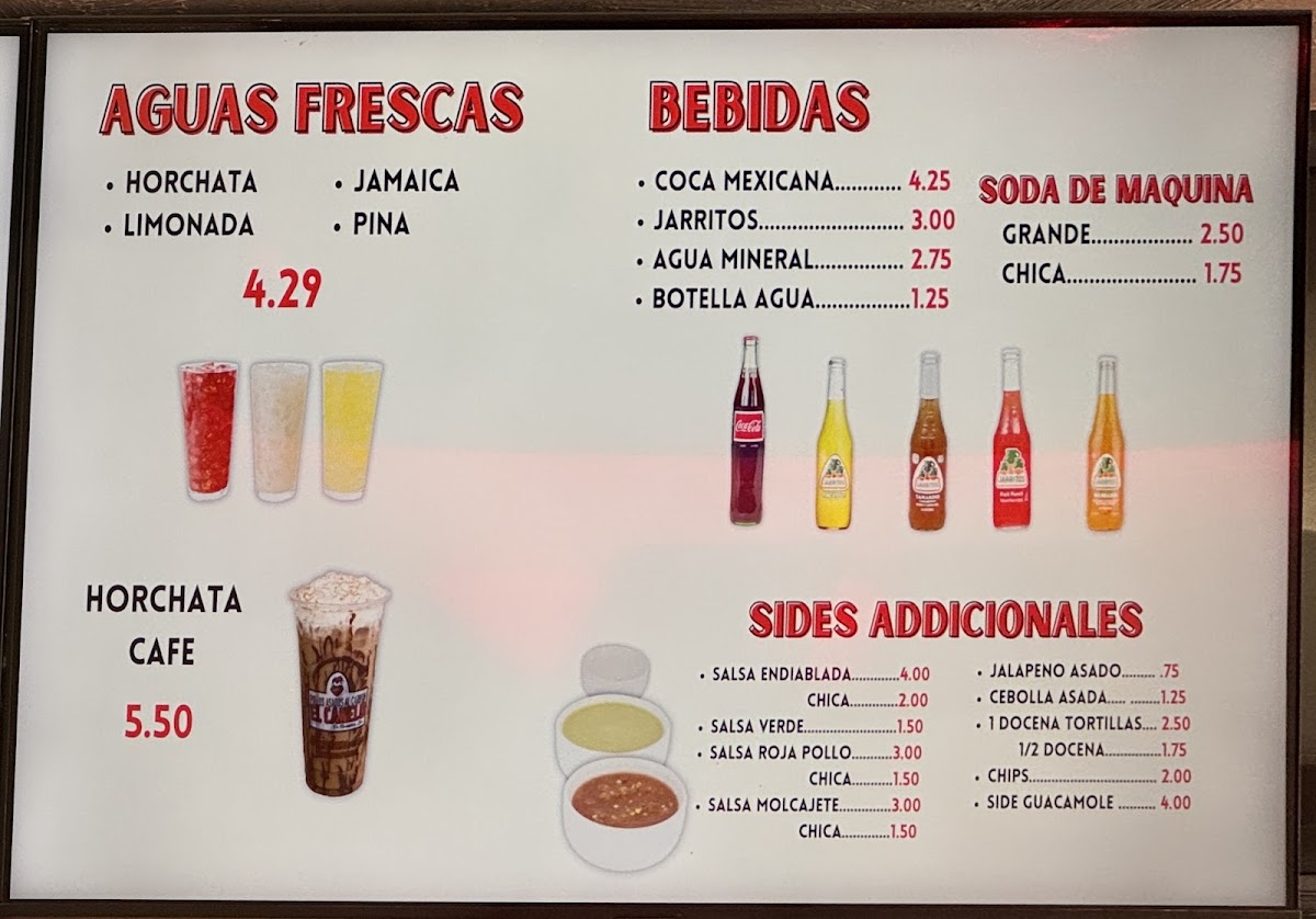 Pollos Asados El Canelo Stockyards Menu-1