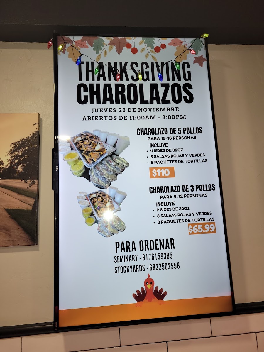 Pollos Asados El Canelo Stockyards Menu-4