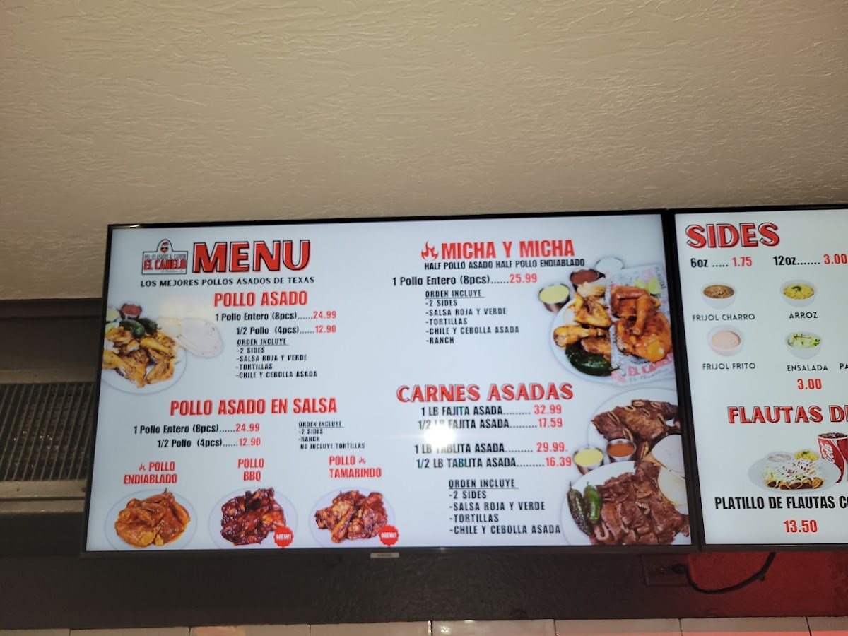 Pollos Asados El Canelo Stockyards Menu-6